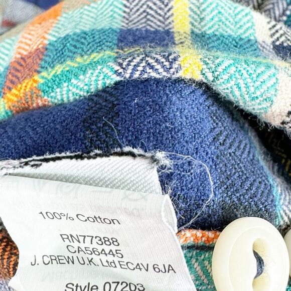 J. Crew Trade & Co Sporting Goods Mark Mens Button Down Shirt Plaid Flannel S - Picture 3 of 5